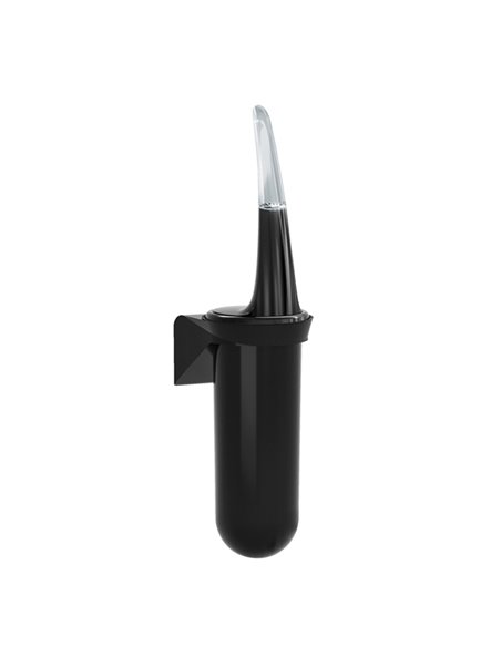 Portascopino da parete per bagno Skin Carbon Mar Plast A92923BM