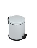 Pattumiera a pedale New Bin Basic 5L bianco 913051