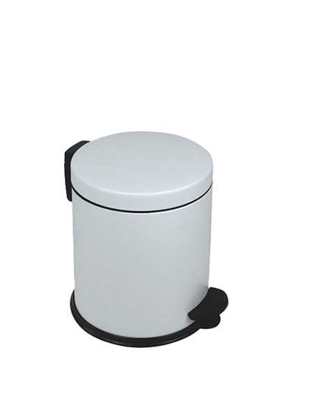 Pattumiera a pedale New Bin Basic 5L bianco 913051 Medial ACCESSORI PER IL BAGNO E DISPENSER