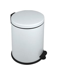 Pattumiera a pedale New Bin Basic 12L bianco 913121