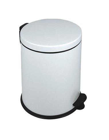 Pattumiera a pedale New Bin Basic 12L bianco 913121