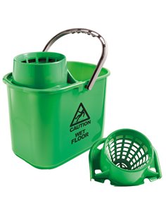 Secchio con strizzatore Polar 15L verde Perfetto 26548 PERFETTO ACCESSORI PER PULIZIA AMBIENTI