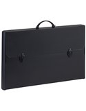 Valigetta polionda Total Black 37x60cm dorso rigido 5cm Favorit 400173500