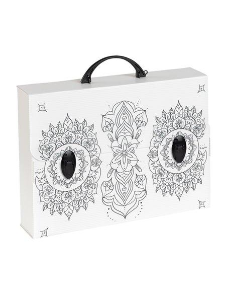 Valigetta polionda Smart 27x37,5cm dorso 8cm fantasie assortite Favorit 400183889