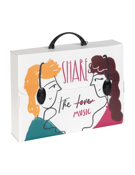 Valigetta polionda Smart 27x37,5cm dorso 8cm fantasie assortite Favorit 400183889