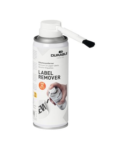 Detergente per rimozione Etichette LABEL REMOVER 200ml- Durable 5867-00 DURABLE SALVIETTE-KIT PER PULIZIA E ARIA