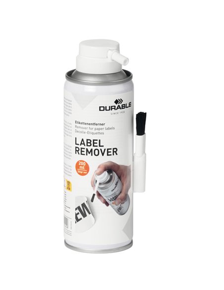 Detergente per rimozione Etichette LABEL REMOVER 200ml- Durable 5867-00 DURABLE SALVIETTE-KIT PER PULIZIA E ARIA