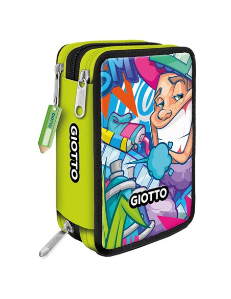 Astuccio 3 zip Young Street collection fantasie assortite Giotto F953900