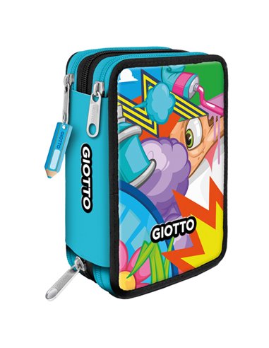 Astuccio 3 zip Young Street collection fantasie assortite Giotto F953900
