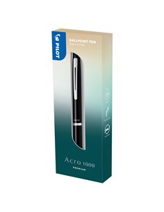 Penna a sfera scatto Acro 1000 1,0mm fusto nero PILOT 011250 PILOT SFERE E MULTIFUNZIONE 2