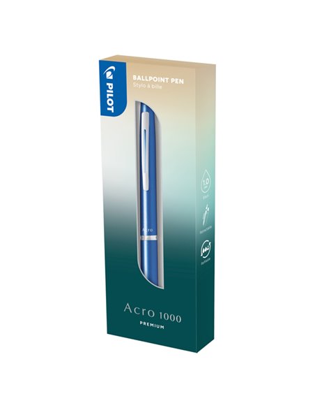 Penna a sfera scatto Acro 1000 1,0mm fusto azzurro PILOT 011252