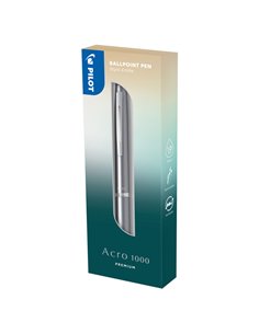 Penna a sfera scatto Acro 1000 1,0mm fusto argento PILOT 011253 PILOT SFERE E MULTIFUNZIONE 2