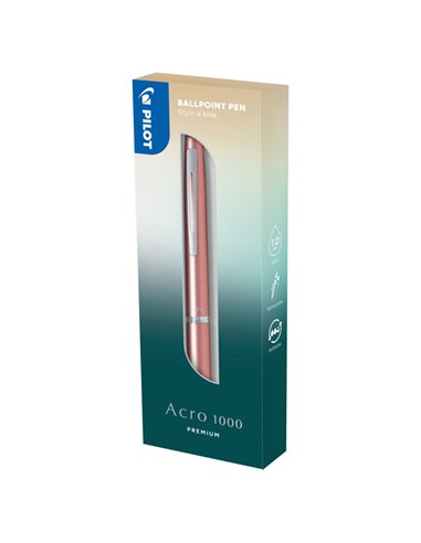 Penna a sfera scatto Acro 1000 1,0mm fusto rosa PILOT 011255