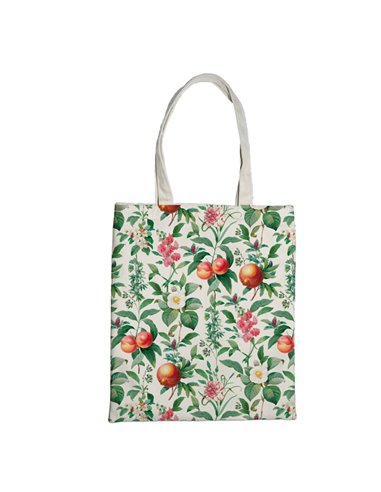 Shopper Nature Flowers in eco cotone 42x38,5cm fantasie assortite Pigna 0233105