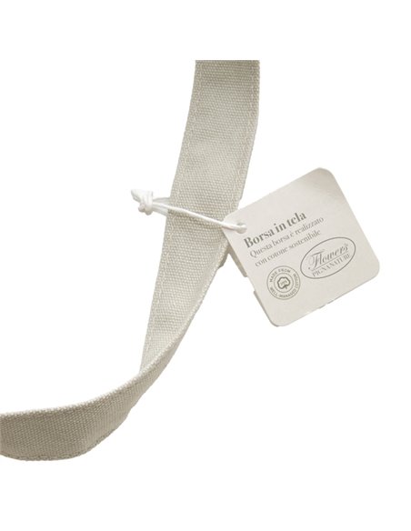 Shopper Nature Flowers in eco cotone 42x38,5cm fantasie assortite Pigna 0233105