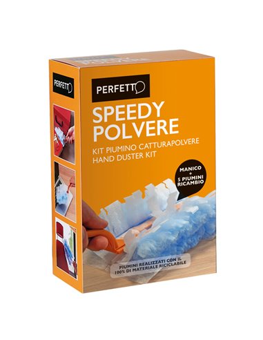 Piumino speedy polvere + 5 ricambi Perfetto 12840 PERFETTO PANNI e SPUGNE