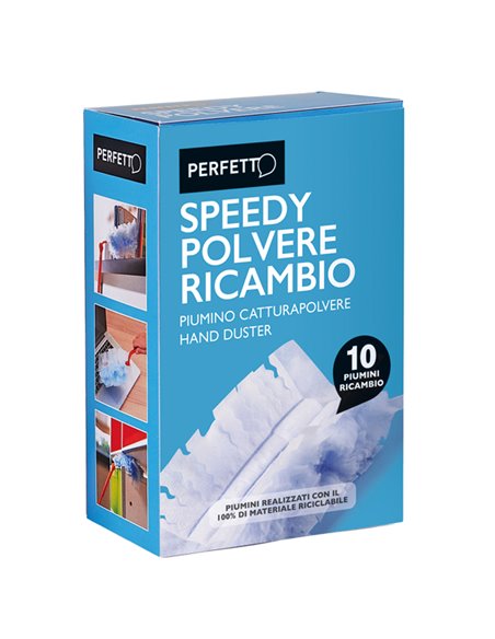 10 ricambi Piumino speedy polvere Perfetto 12842