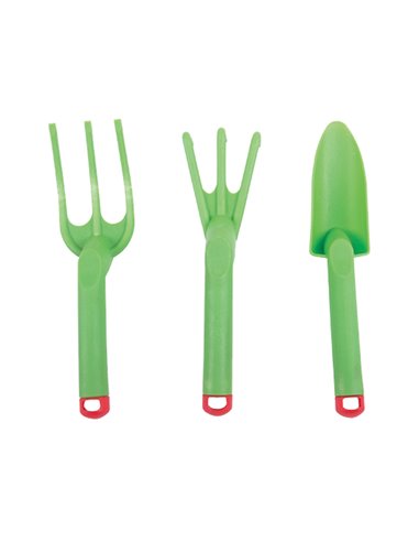 Set 3 attrezzi da giardinaggio bambino Cwr BJ297 CWR ACCESSORI DIDATTICI E LAVORI MANUALI