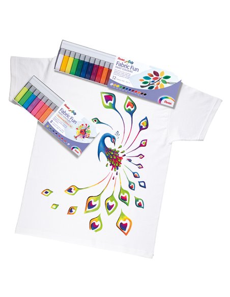 Set 12 colori base per tessuto Fabric Fun Pentel FFPC1-12 PENTEL TEMPERE