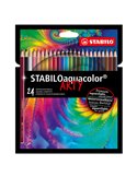 Astuccio 24 pastelli Arty aquacolor Stabilo 1624/1-20