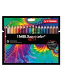 Astuccio 36 pastelli Arty aquacolor Stabilo 1636/1-20