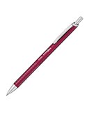 Roller EnerGel Metal Slim punta 0.7mm fusto rosso Pentel BL447B-A