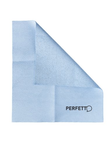 Panno multiuso Extreme in microfibra acciaio/vetri 32x36cm blu Perfetto 0264E PERFETTO PANNI e SPUGNE