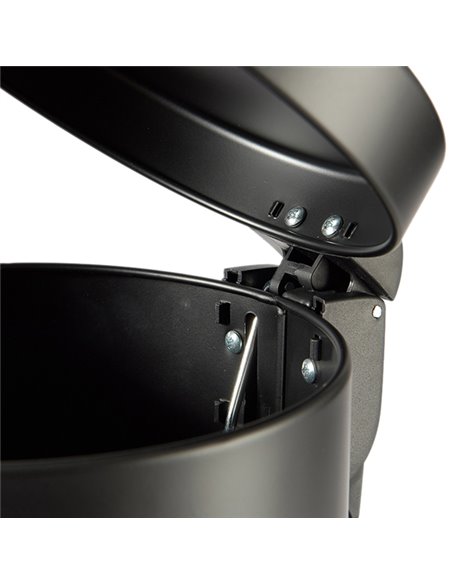 Bidone Premium con pedale e vaschetta 3Lt nero satinato Perfetto 0445C PERFETTO ACCESSORI PER IL BAGNO E DISPENSER