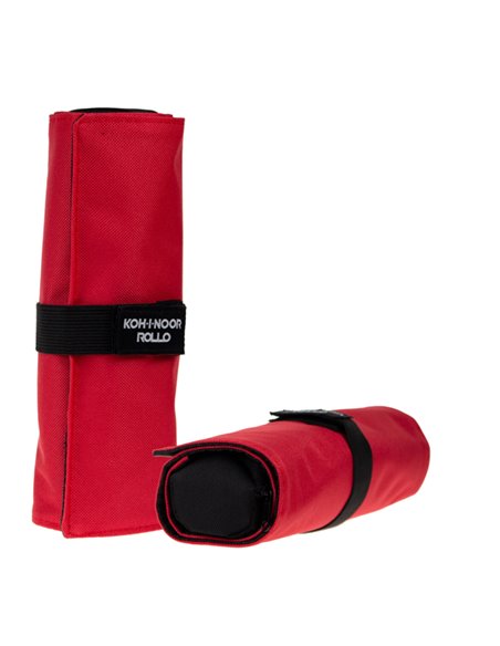 Astuccio Roller 24 scomparti+astuccio zip rosso KOH-I-NOOR DJTR-24 KOH.I.NOOR ASTUCCI-BUSTINE