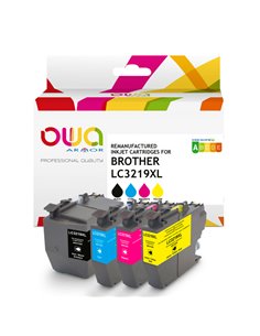 Armor Cartuccia BK/C/M/Y per Brother LC3219XL -63 ml/18ml-C K10535OW ARMOR INK-JET
