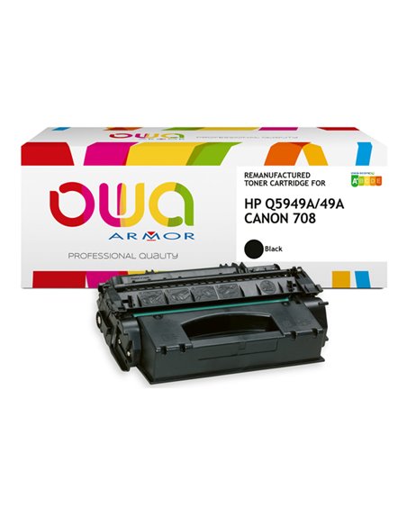 TONER NERO ARMOR PER HP LASERJET 1160 1320 AIO 3390 3392 K12140 ARMOR TONER RICOSTRUITI