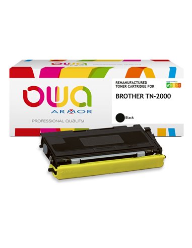 TONER NERO ARMOR PER BROTHER HL 2030 2040 2070 DCP 7010 7025 MFC 7225 7420 K12170OW ARMOR TONER RICOSTRUITI
