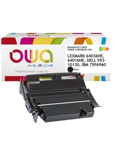 Armor Toner Compatibile per Lexmark 64016HE Nero_21.000 pag K12218OW ARMOR TONER RICOSTRUITI