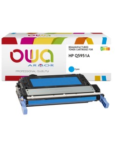 Armor Toner Compatibile per HP Q5951A Ciano_10.000 pag K12237OW ARMOR TONER RICOSTRUITI