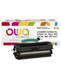 TONER NERO PER LEXMARKE250 350 352 450 K12354 ARMOR TONER RICOSTRUITI