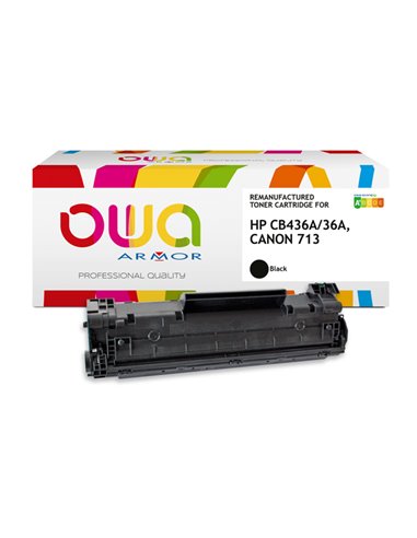 TONER NERO ARMOR PER HP LASERJET P1505 K12389OW ARMOR TONER RICOSTRUITI