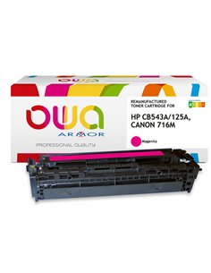 TONER MAGENTA ARMOR PER HP COLOR LASERJET CP1210 1215 1510 K15106OW ARMOR TONER RICOSTRUITI