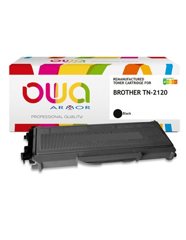 Armor Toner Nero per Brother TN2120-2.600 pag K15112OW ARMOR TONER RICOSTRUITI