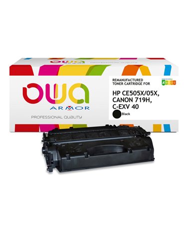 Toner Nero Armor per HP Laserjet P2050, P2055 pag6500 K15121OW ARMOR TONER RICOSTRUITI
