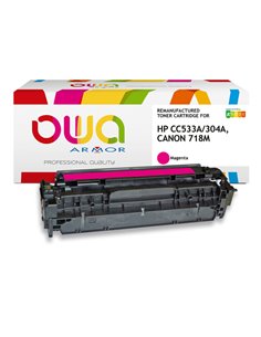 TONER MAGENTA ARMOR PER HP COLOR LASERJET CP2020 CP2025 CM2320 CM2720 K15134OW ARMOR TONER RICOSTRUITI