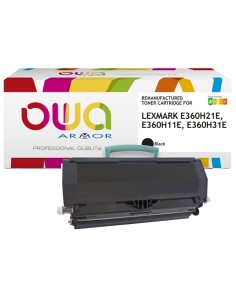 Armor Toner Compatibile per Lexmark E360H21E Nero_9.000 pag K15150OW ARMOR TONER RICOSTRUITI