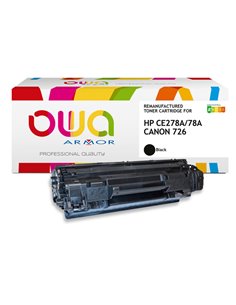 TONER NERO ARMOR PER HP LASERJET P1566, 1601 K15356OW ARMOR TONER RICOSTRUITI