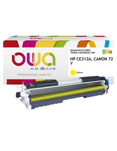 TONER GIALLO ARMOR PER HP LASERJET PRO CP1025 K15411 ARMOR TONER RICOSTRUITI