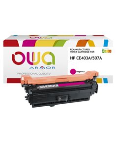 Armor Toner Compatibile Magenta per Hp 507A_6.000 pag K15539OW ARMOR TONER RICOSTRUITI