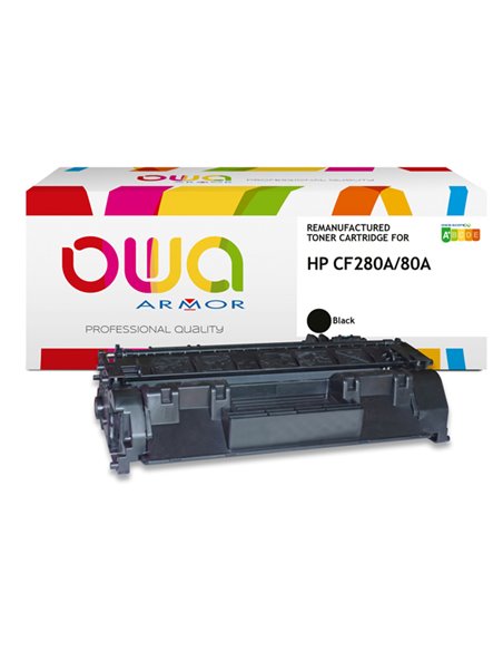 Toner Nero Armor per HP Laserjet Pro400 M401, M425 2700pag K15589OW ARMOR TONER RICOSTRUITI