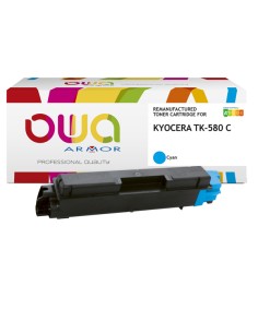 Armor Toner Compatibile per Kyocera TK-580C Ciano _2.800 pag K15606OW ARMOR TONER RICOSTRUITI