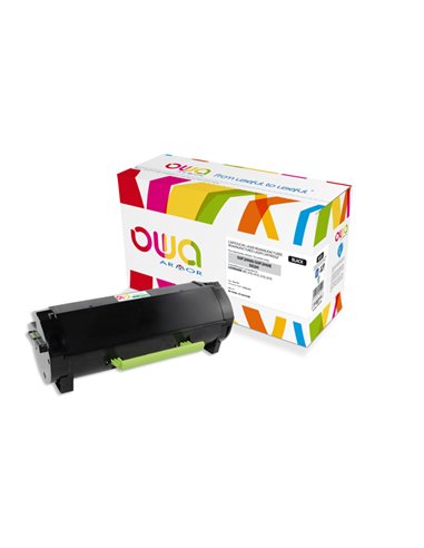Toner Nero Armor per Lexmark MS310, 312, 410, 510, 610 K15637OW ARMOR TONER RICOSTRUITI