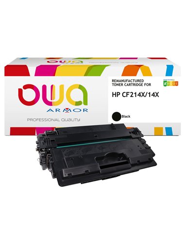 Armor Toner Nero Compatibile per HP 14X_17.500 PAG K15724OW ARMOR TONER RICOSTRUITI