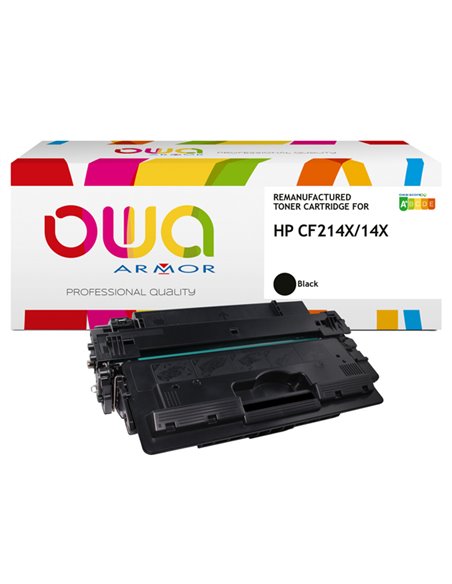 Armor Toner Nero Compatibile per HP 14X_17.500 PAG K15724OW ARMOR TONER RICOSTRUITI