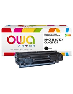 Armor Toner Compatibile Nero per Canon 737_2.200 pag K15791OW ARMOR TONER RICOSTRUITI